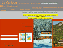 Tablet Screenshot of lecaribou.fr